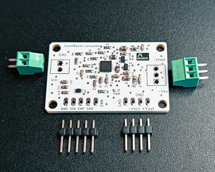 SymmBoost Converter - Bipolar Power Source +/- 9V, +/- 15V, +/- 24V