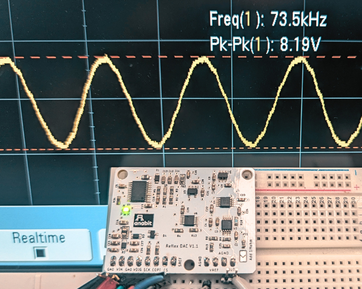 Reflex DAC - 14 Bit 2MSPS +/- 4.096V Range